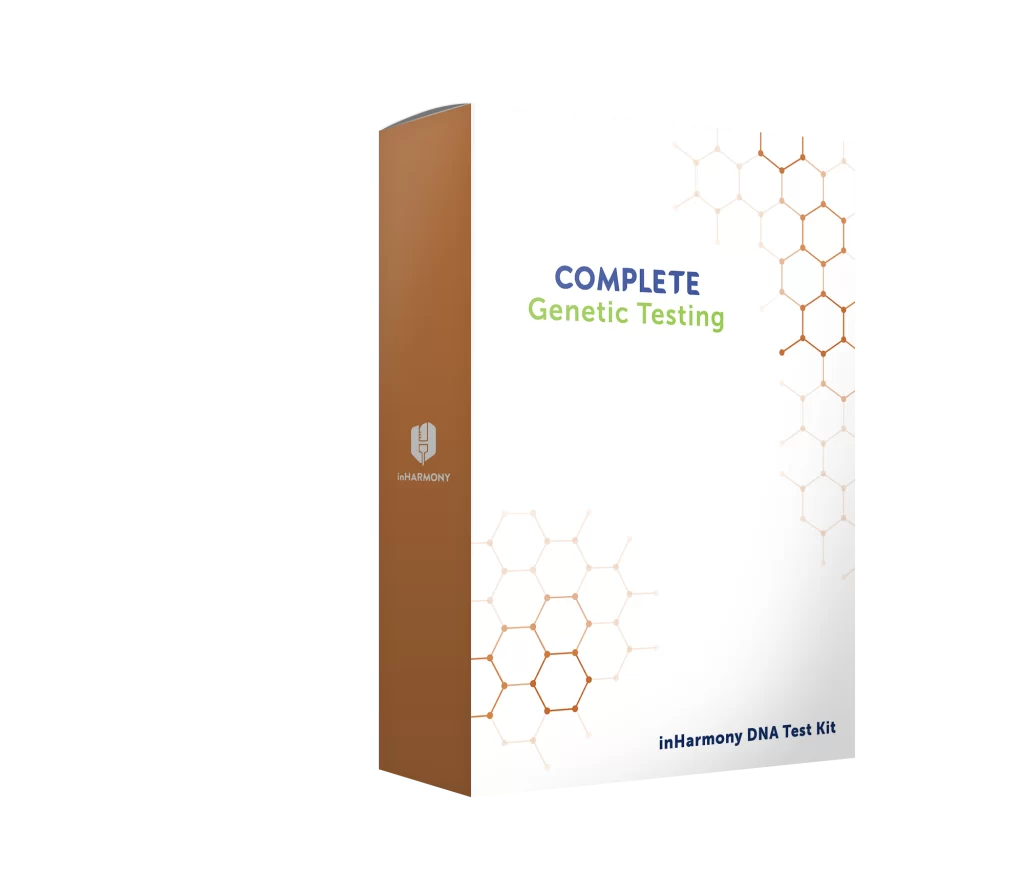Product image of Complete Genetic Testing Kit from inHarmony Clinic, part of a program named Lifetime Wellness Journey by inHarmony Clinic