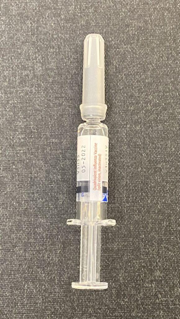 Vaksin influenza kuadrivalen dalam vial